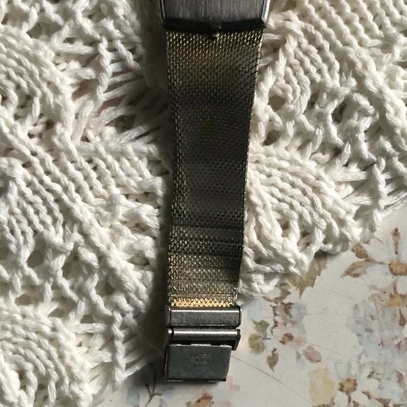Vintage Elgin Gold Tone Mens Wrist Watch with Duchess Watch Band - For Parts